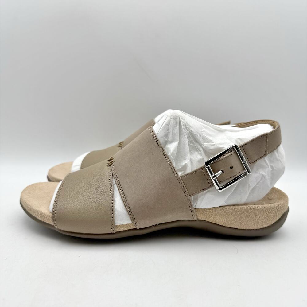 Vionic Womens Morro Slingback Sandals US 8.5 EU 39 Taupe Leather NIB - Picture 8 of 12